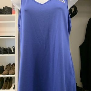 FILA SPORT Racerback Workout Tank Purple Large